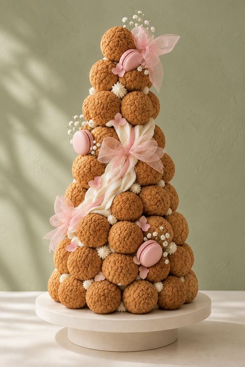 Croquembouche baby shower Bouchée